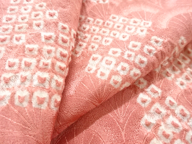  絞り抽象花模様訪問着